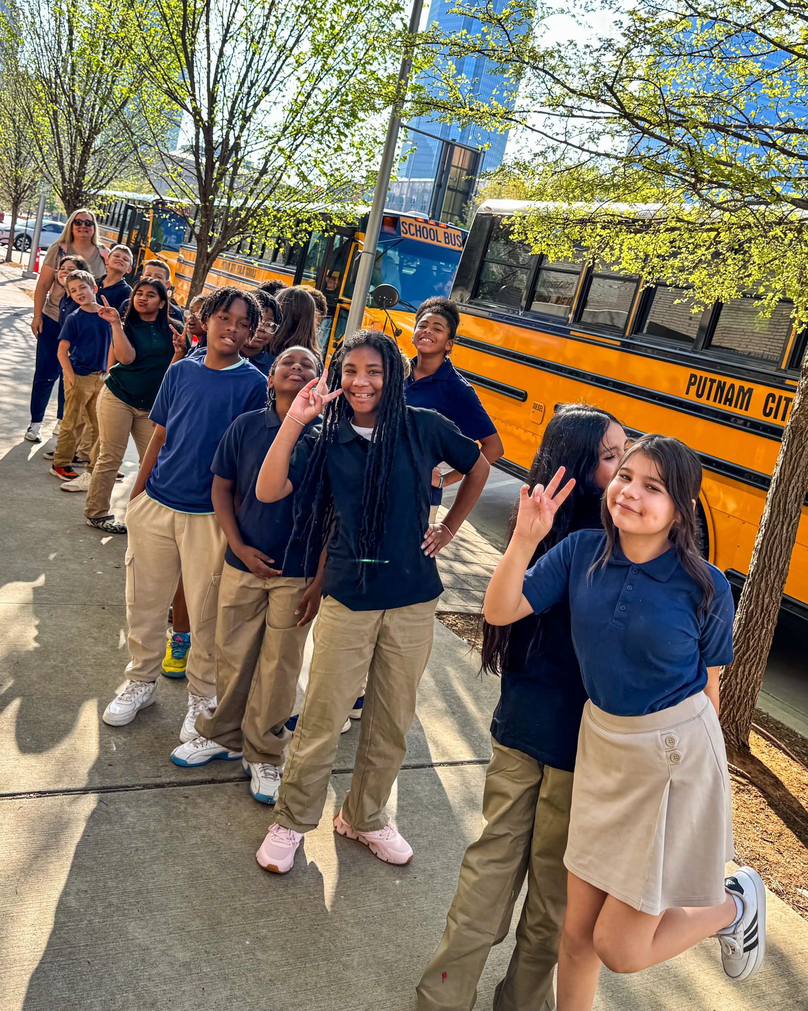 students posing for picture