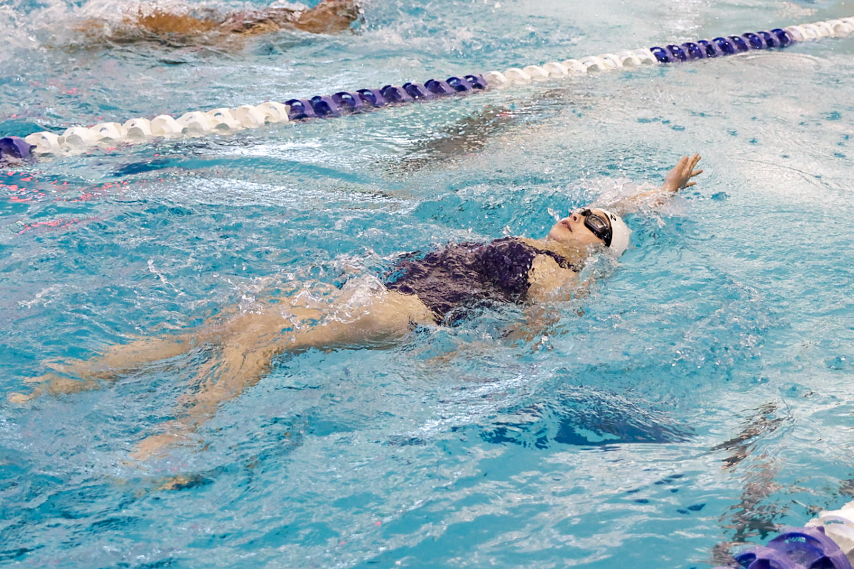 swimmer in pool