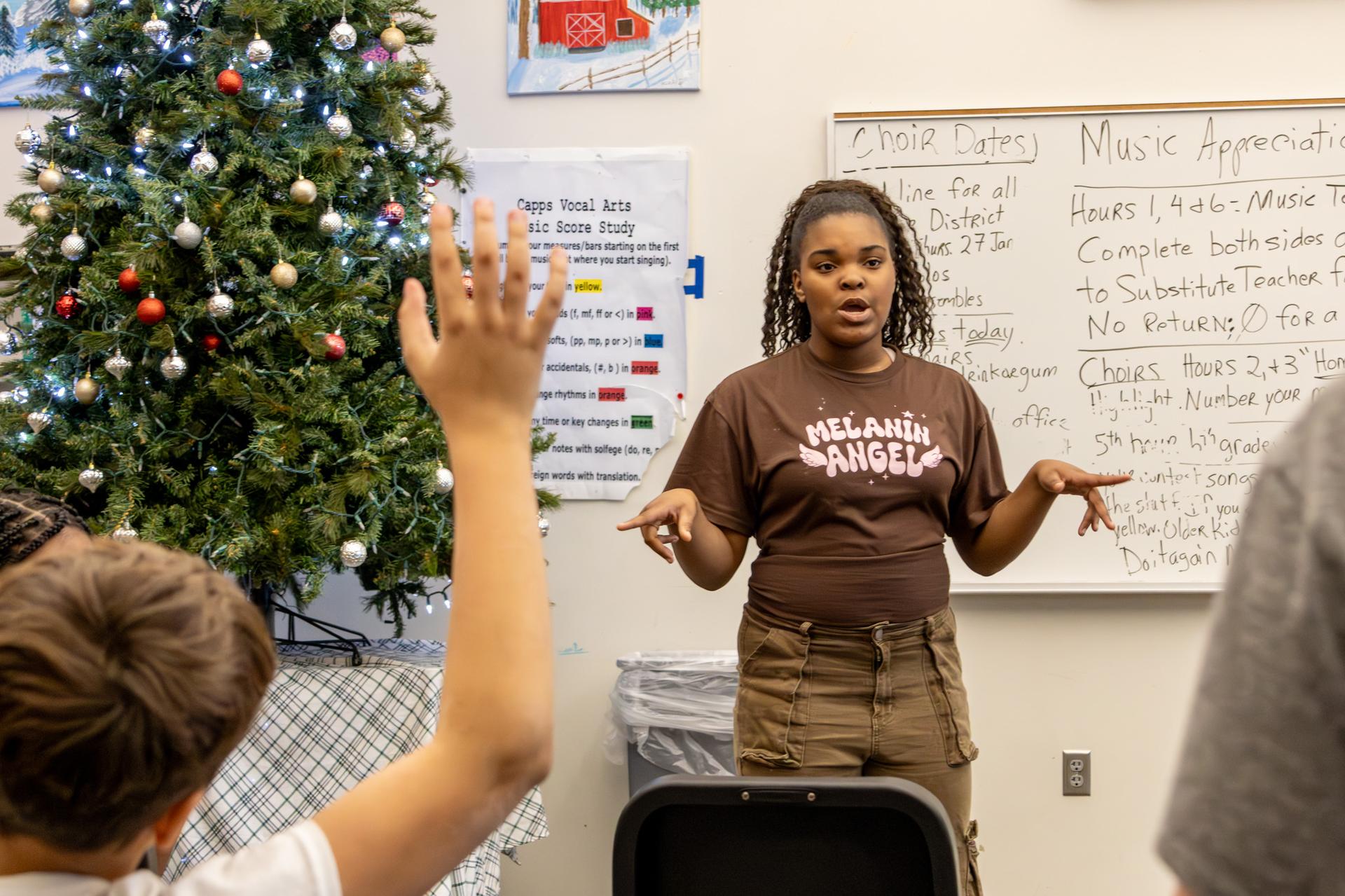 learning parts of the show