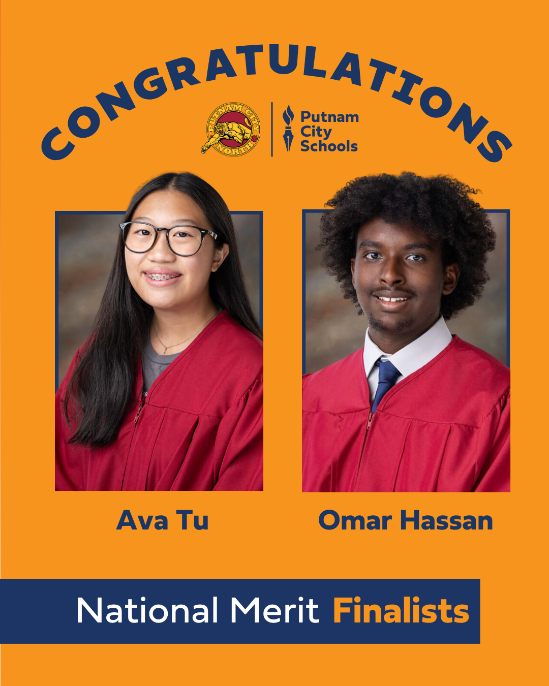 congrats post for the national Merit finalists