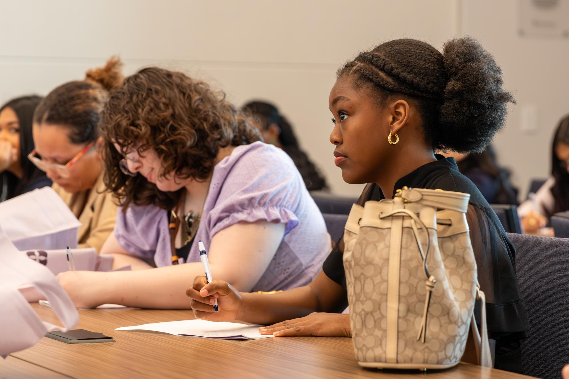 students taking notes 