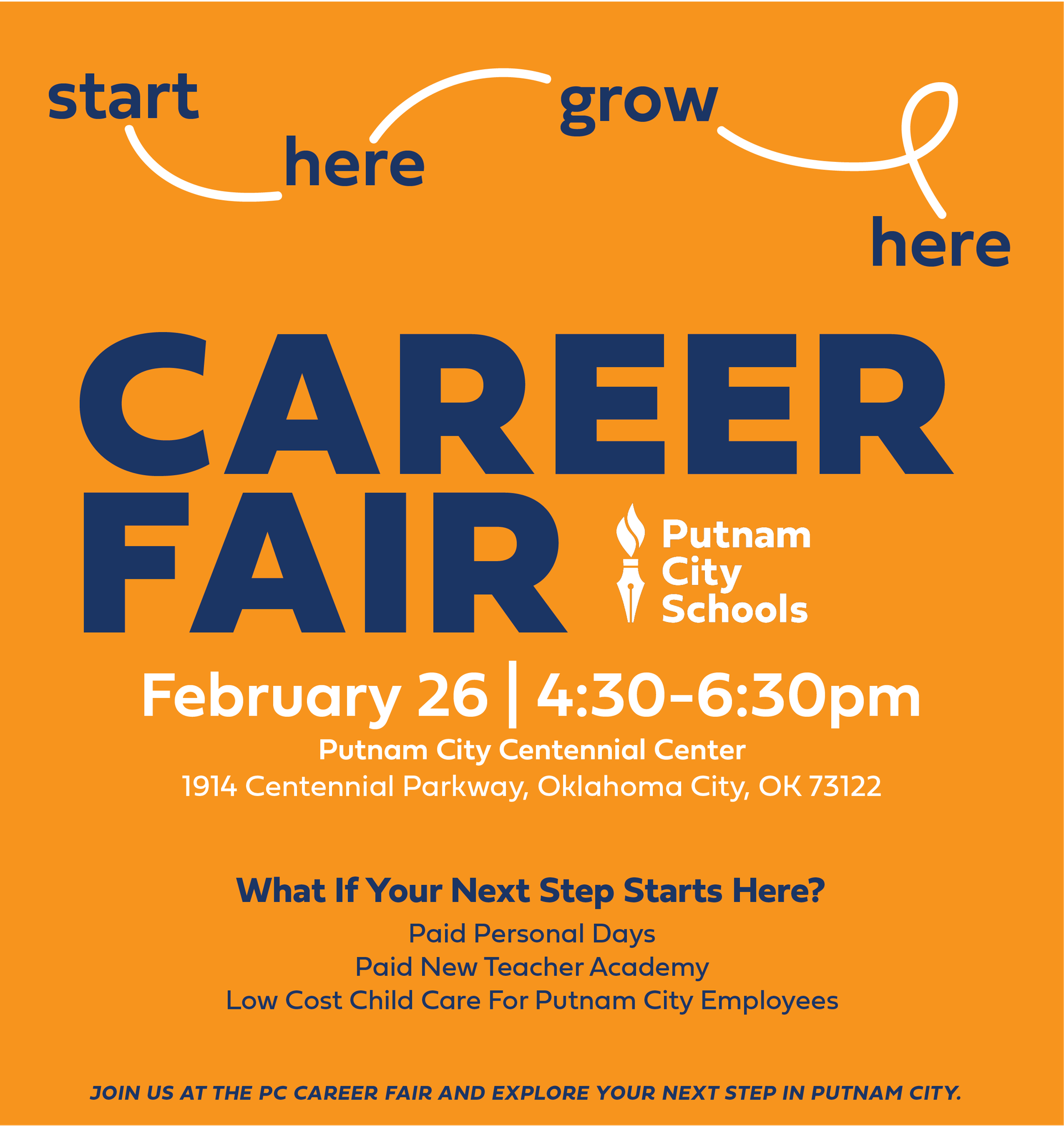 Career fair flyer