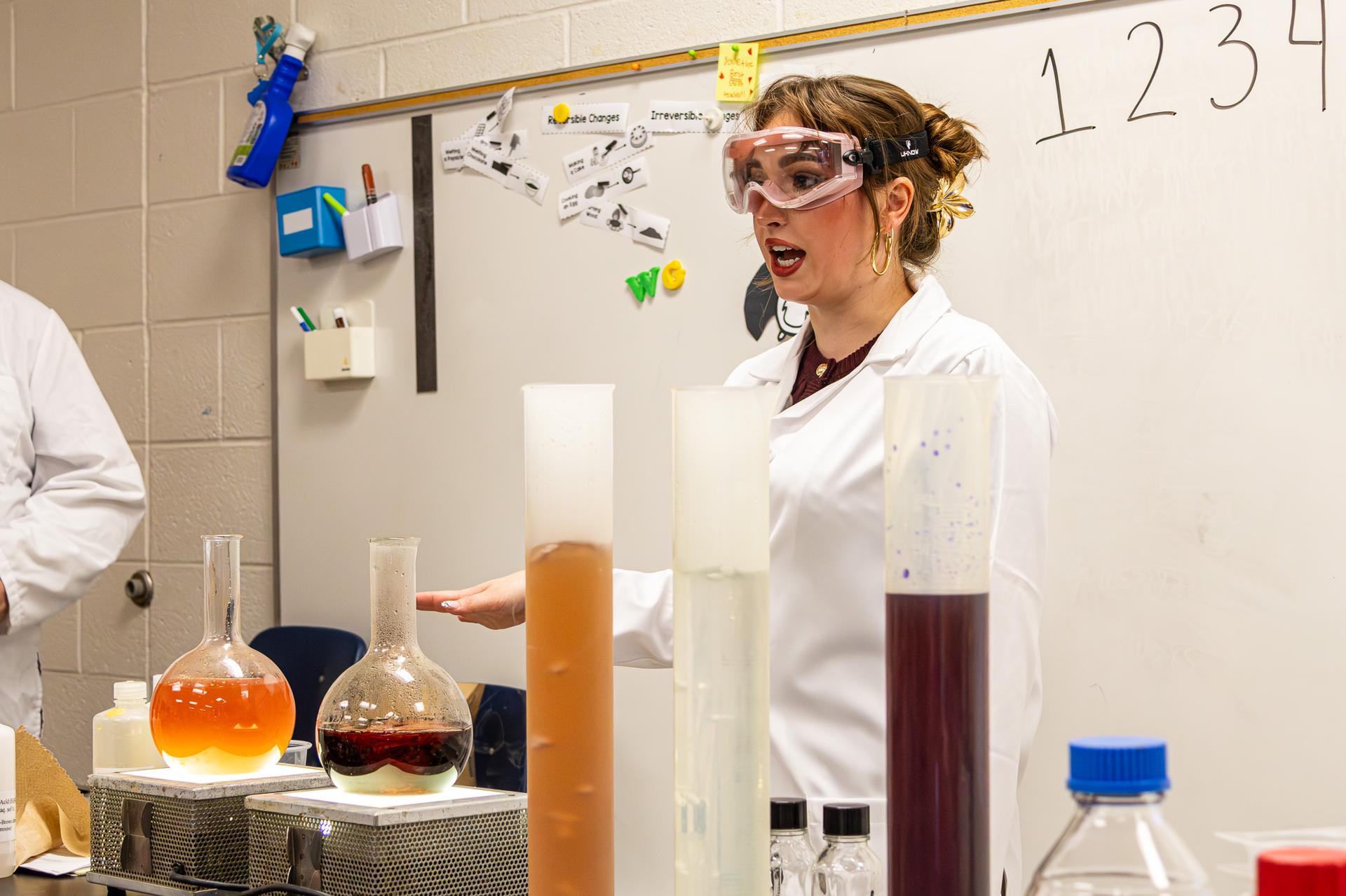 Presley Cuneo shared her chemistry capstone