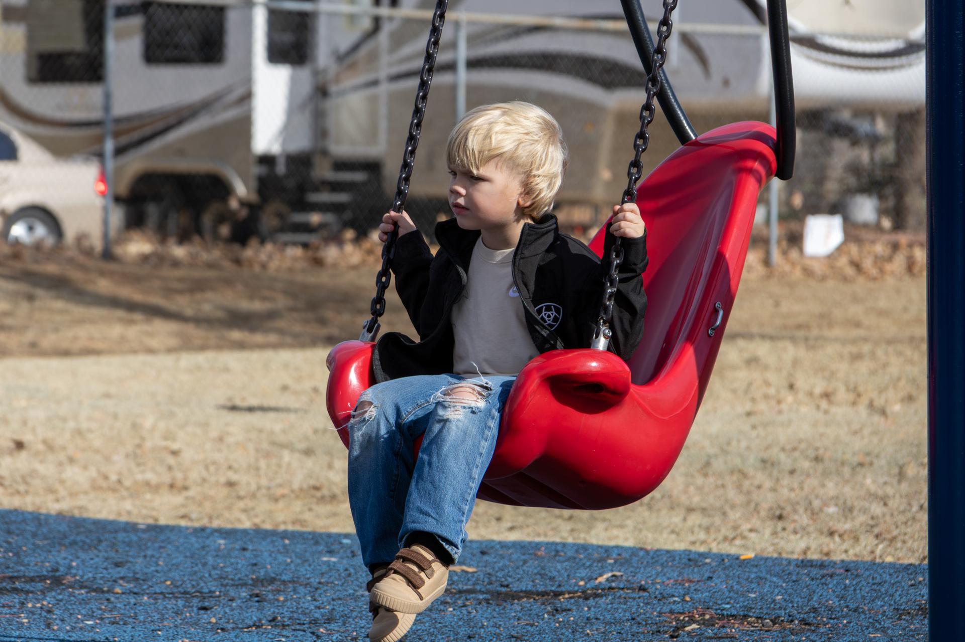 lake park kids on a playground