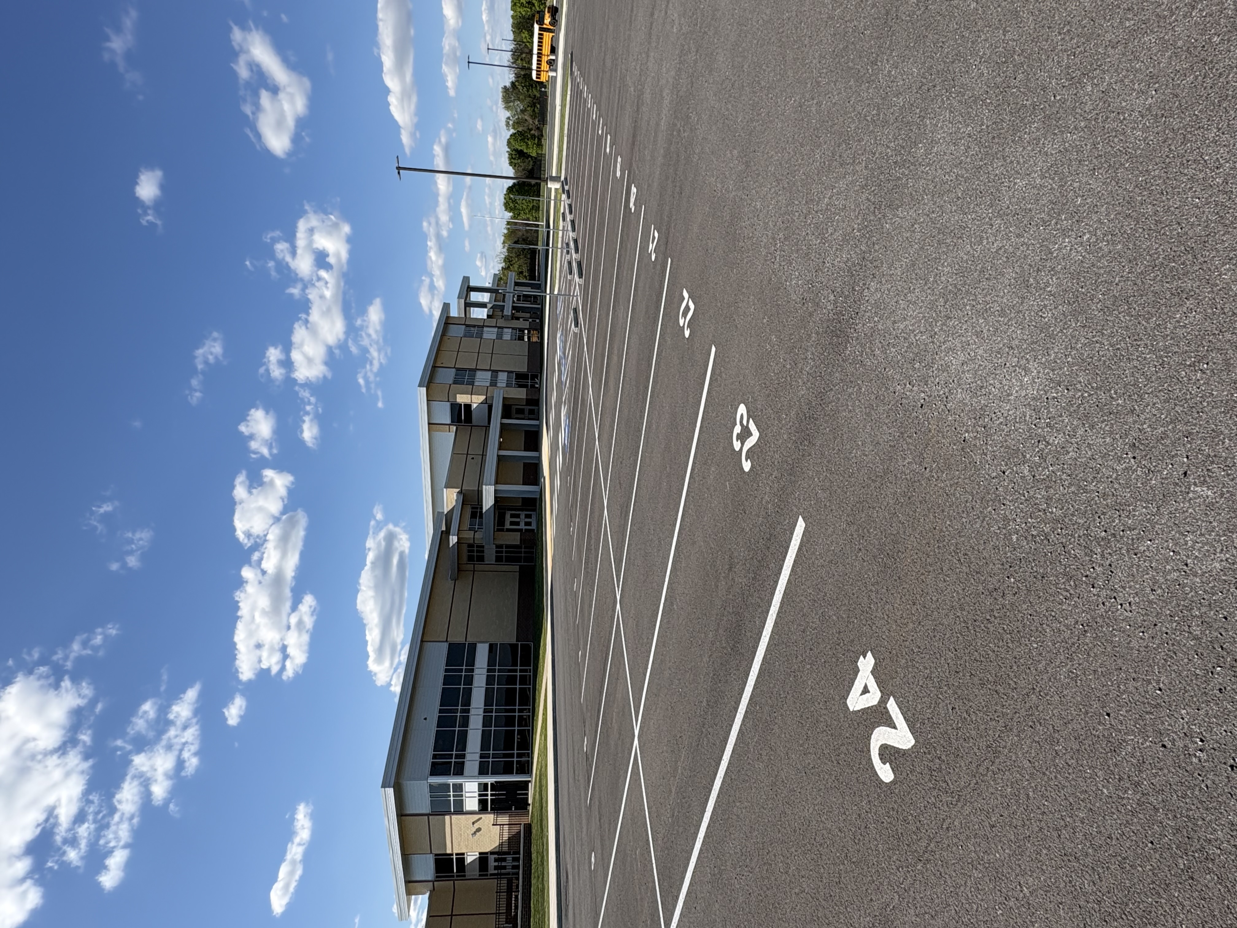 parking spaces