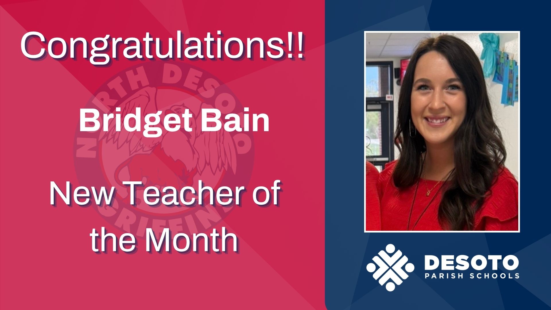 New Teacher of The Month 