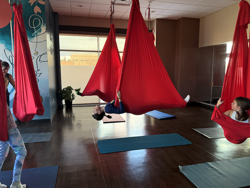 mommy & me aerial yoga