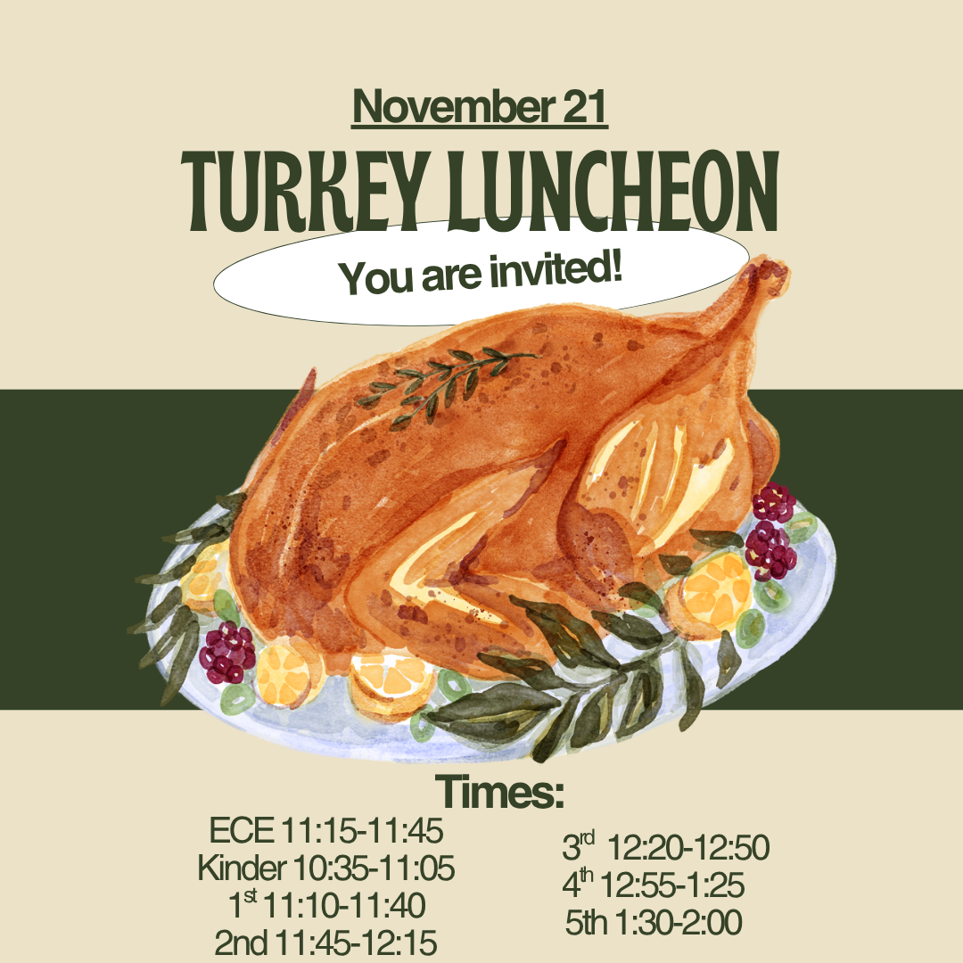 turkey luncheon times | wednesday, november 21