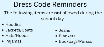 Dress Code Reminders