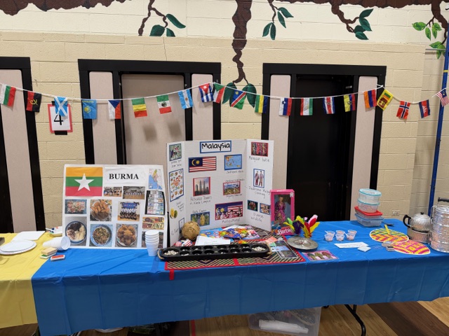 Poster boards o Burma and Malaysia