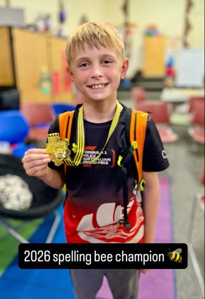 student spelling bee winner