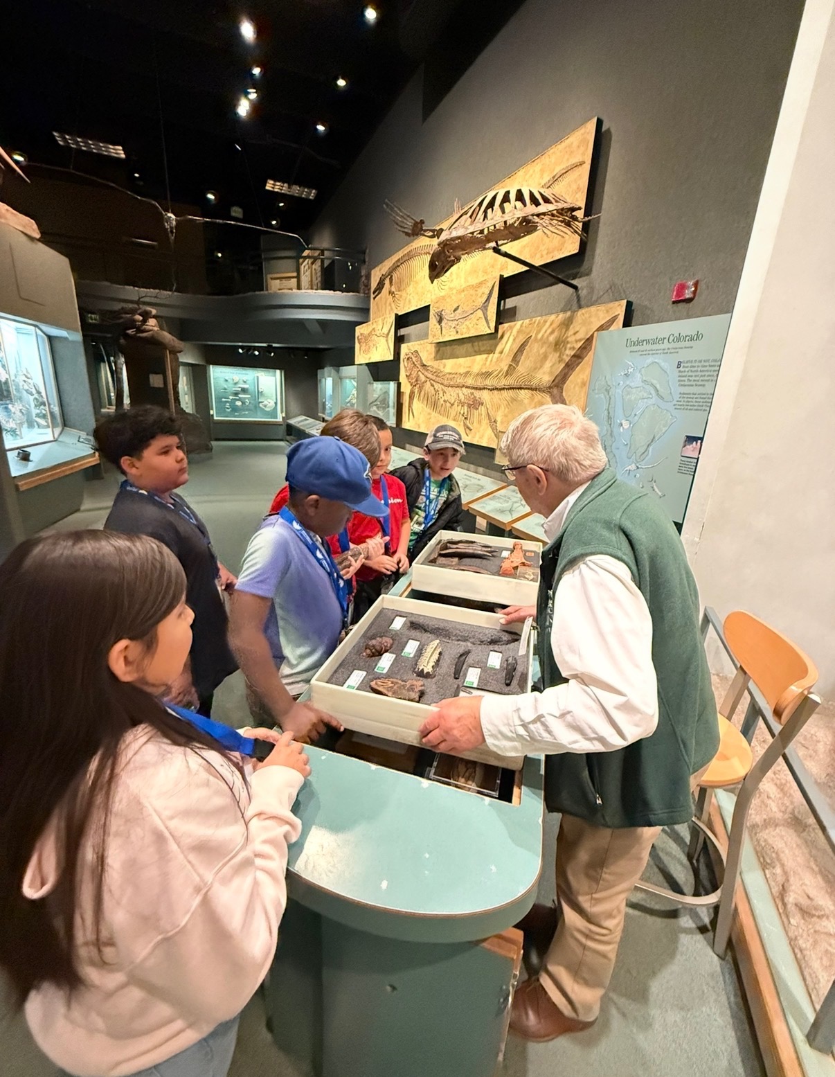 kids at science museum