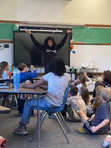 Leslie Herod and 3rd grade