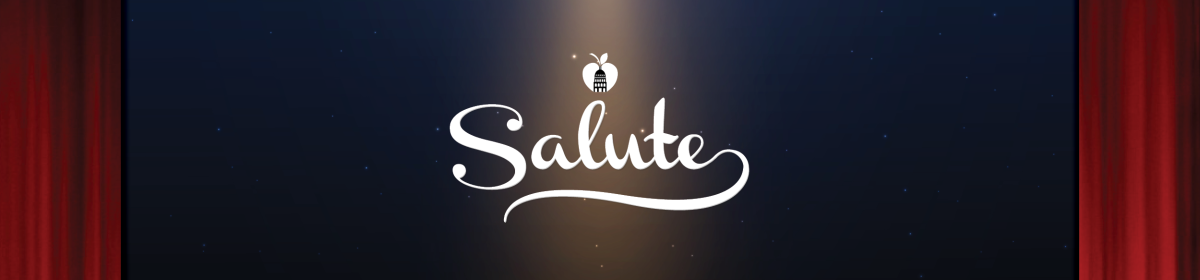 photo with text Salute