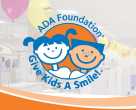 ADA Foundation Logo Give Kids a Smile Dental Clinic Information Click to open