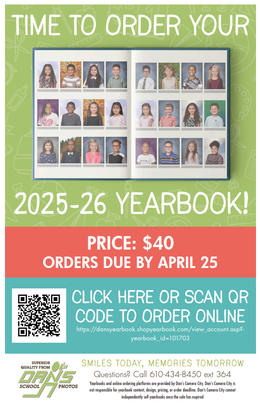 2025 - 2026 Yearbook Sale
