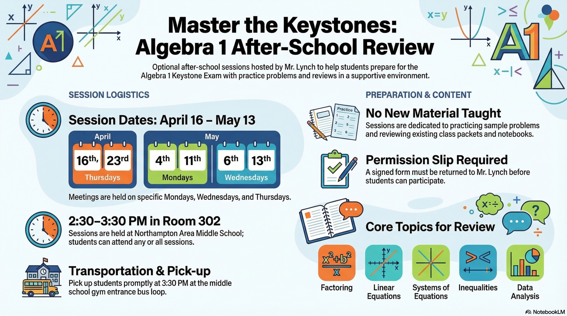 A promotional flyer titled 