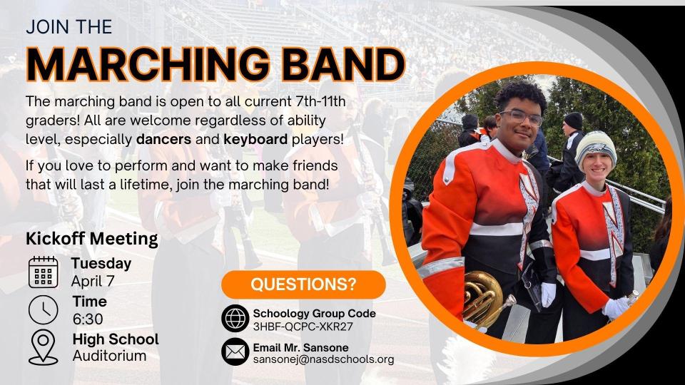 This promotional slide titled 