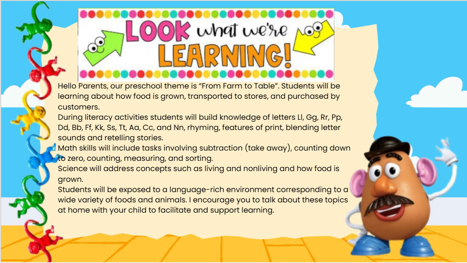 look what we are learning