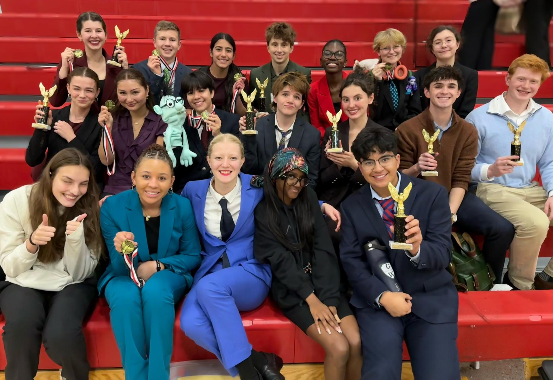 Speech and Debate Students smiling