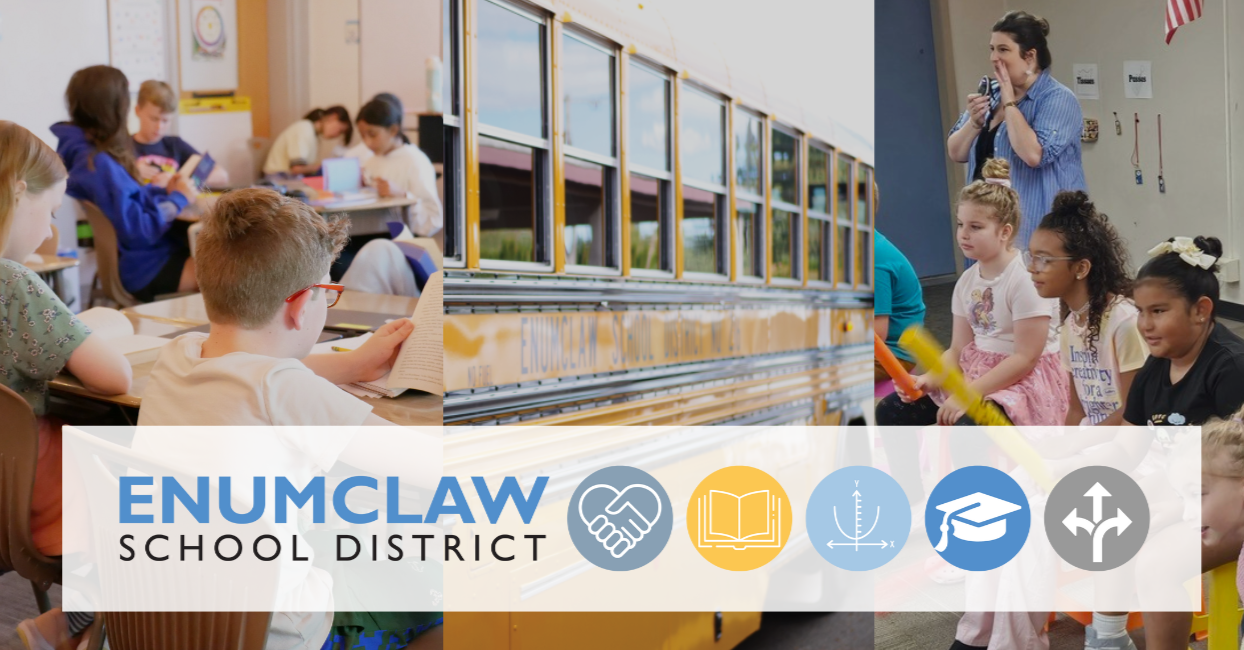 Dr. Carey smiling with photos of students in the background A Letter From Dr. Carey, ESD Community Newsletter, with ESD logo behing Dr. Carey