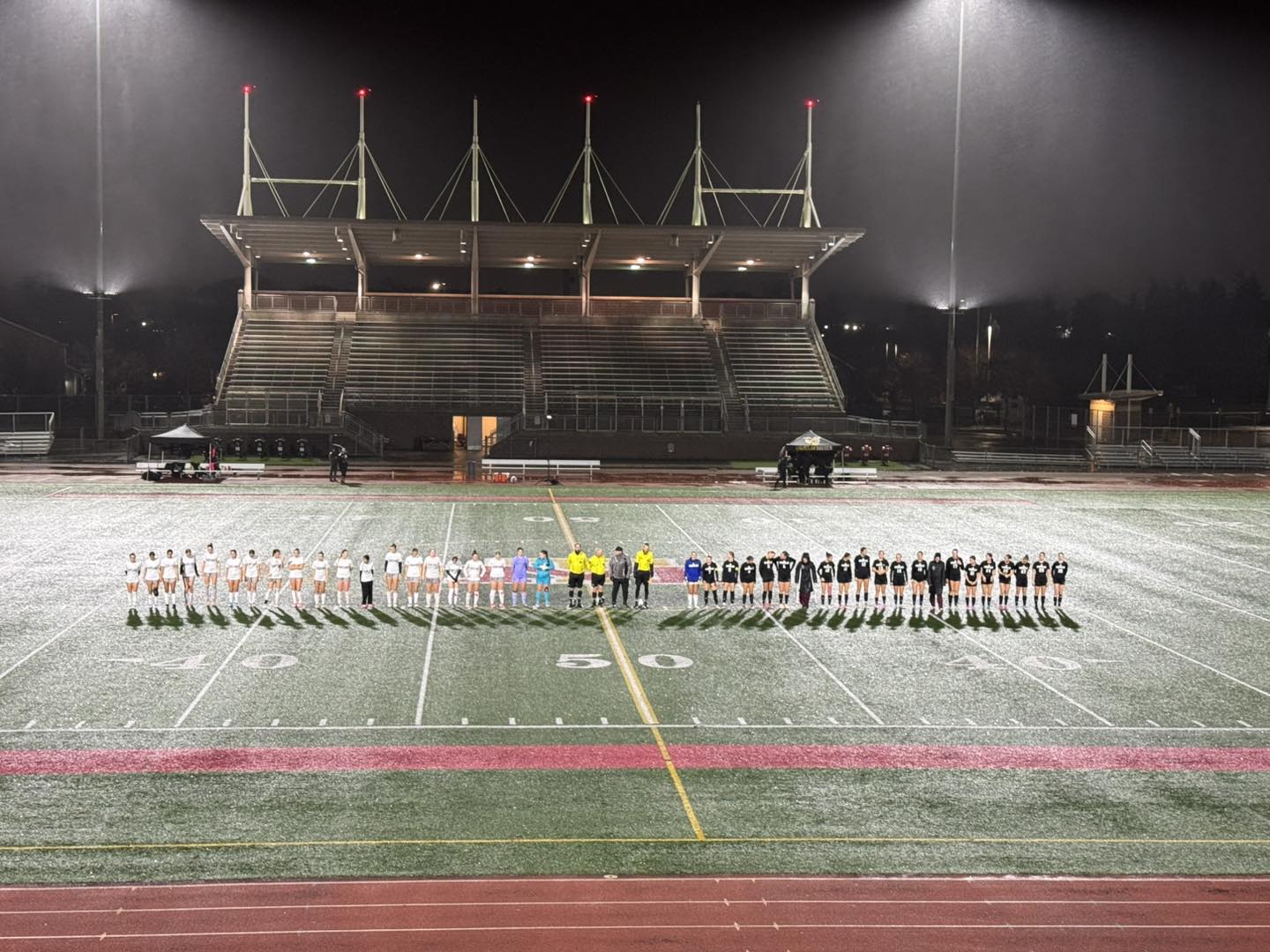 Photo of soccer team on the field at Petes Pool