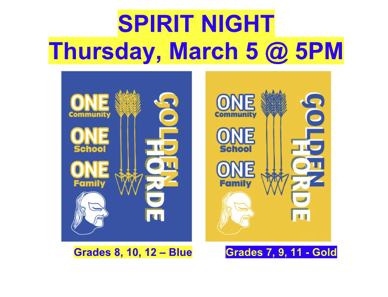 A group of FFA teens walking the hallways of the Jr/Sr High in their Granville FFA jackets