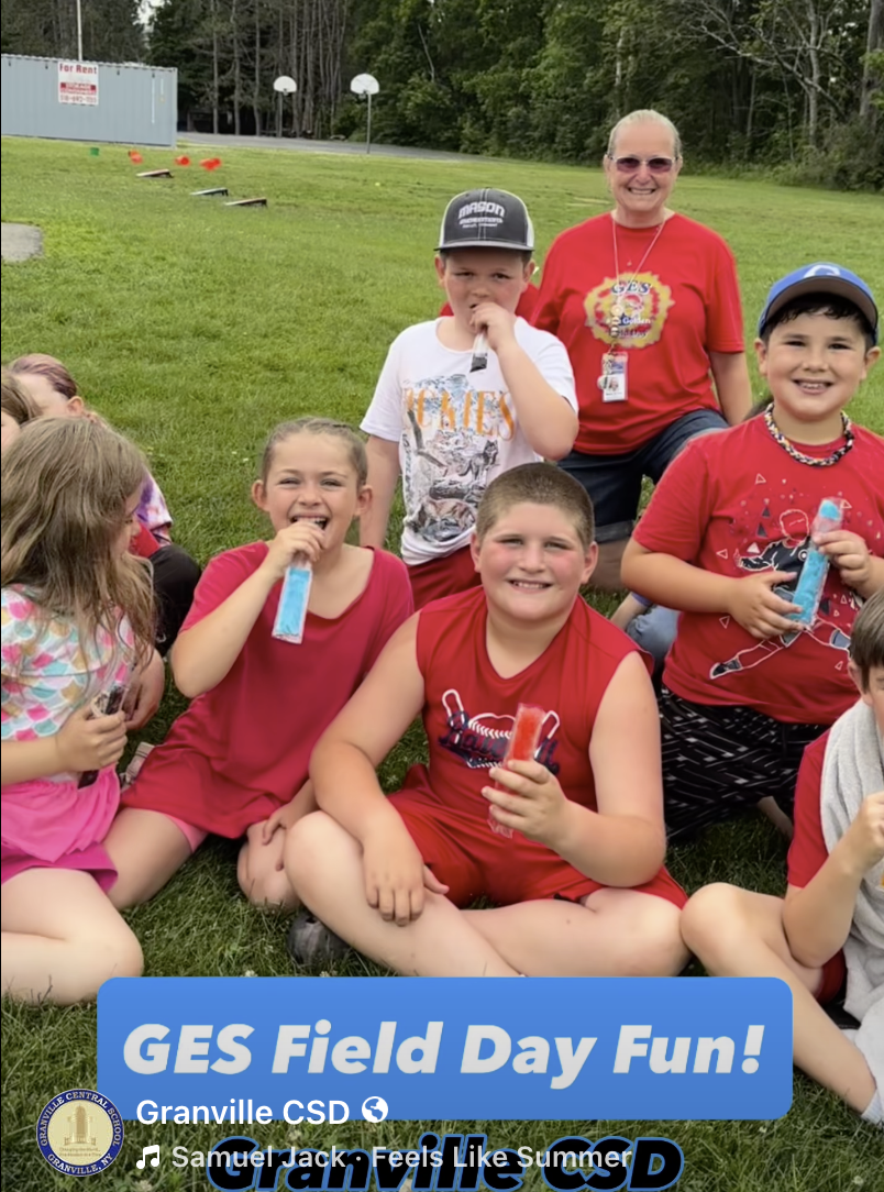 A picture of GES students at the Field Day