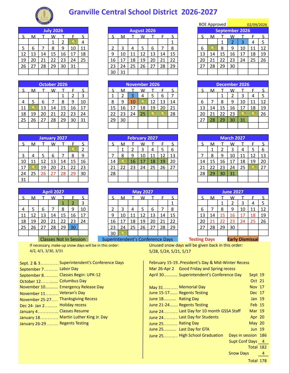 26-27 school year dates