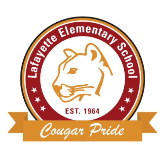 Lafayette Elementary School Logo with cougar picture, established 1964, Cougar Pride