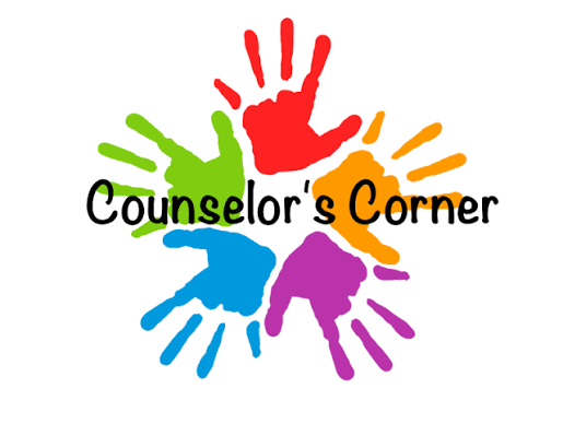 Counselor's Corner with 5 different colored hands