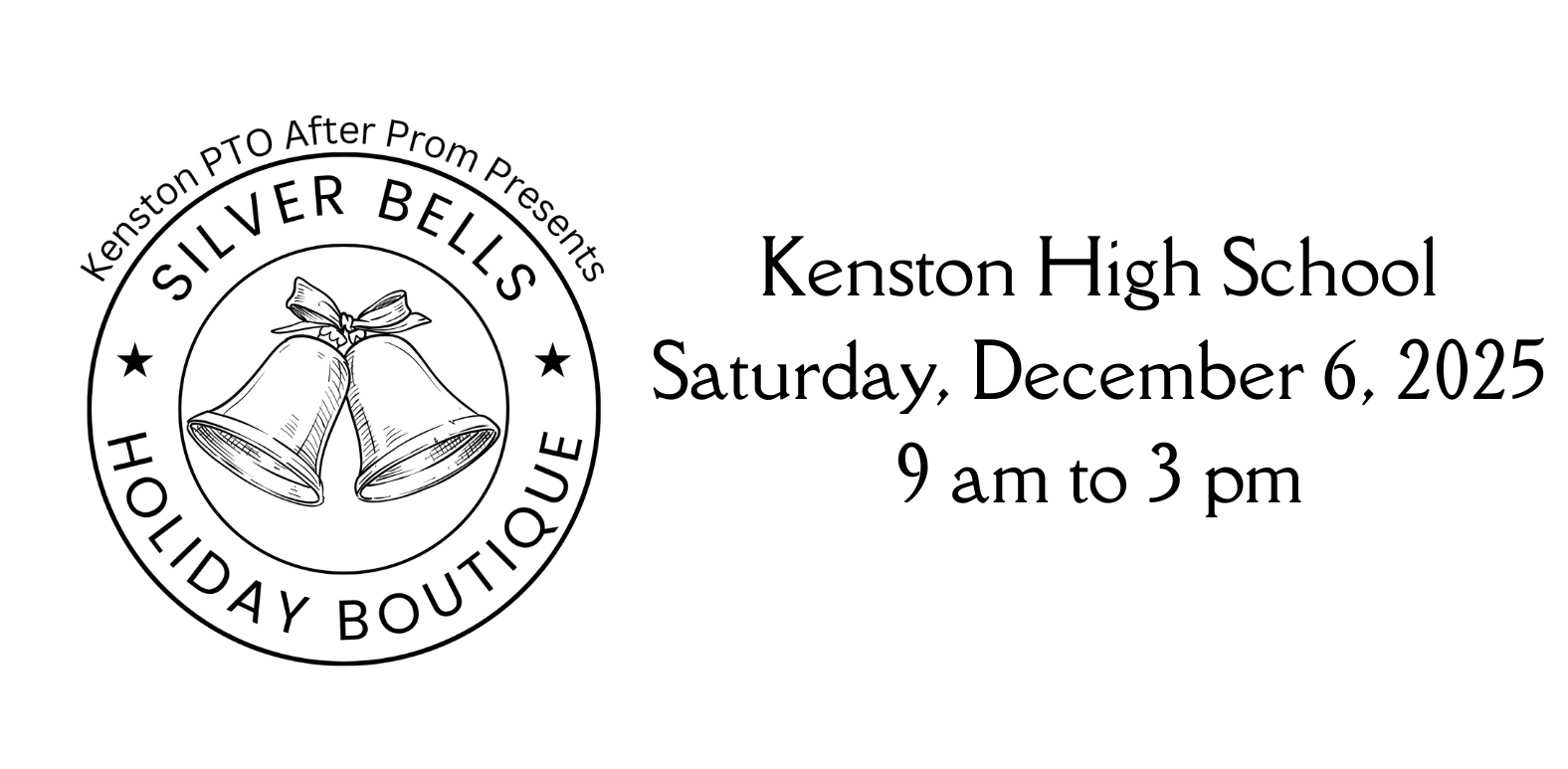 Blue background with white snowflakes with the caption that reads