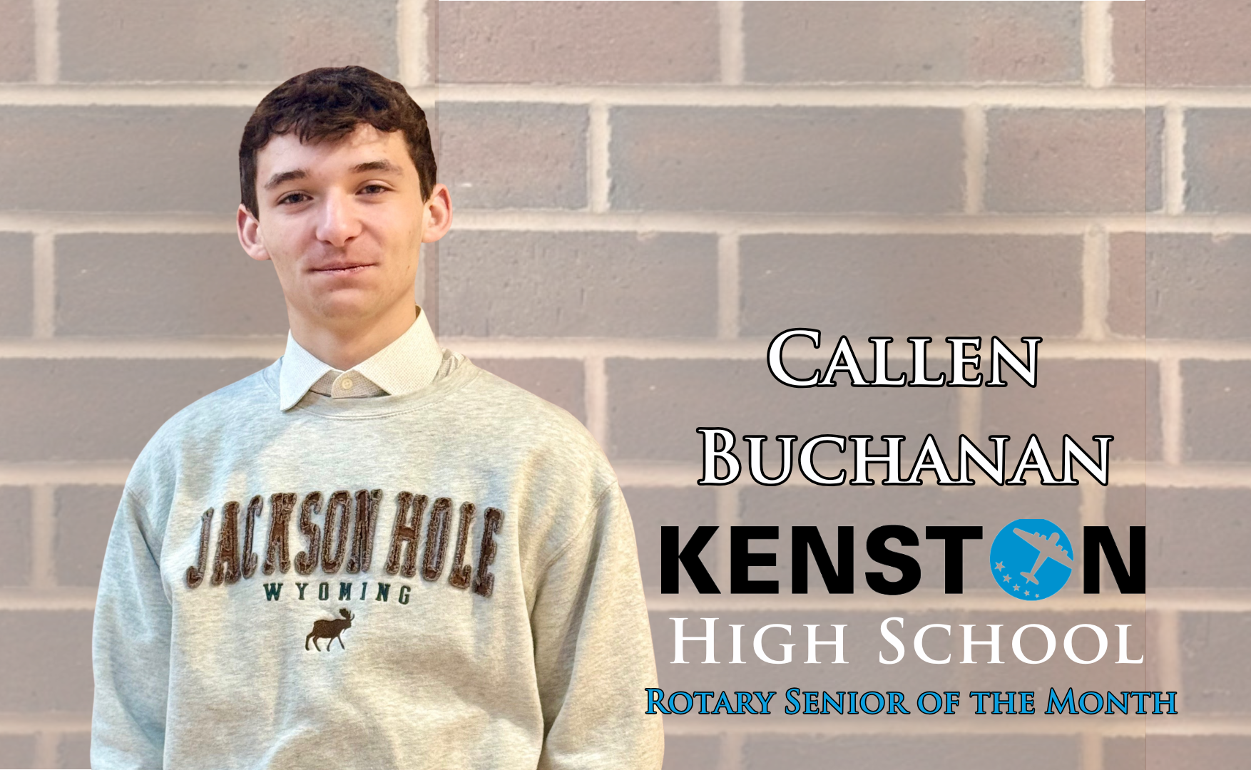 Callen Buchanan KHS Student of the Month