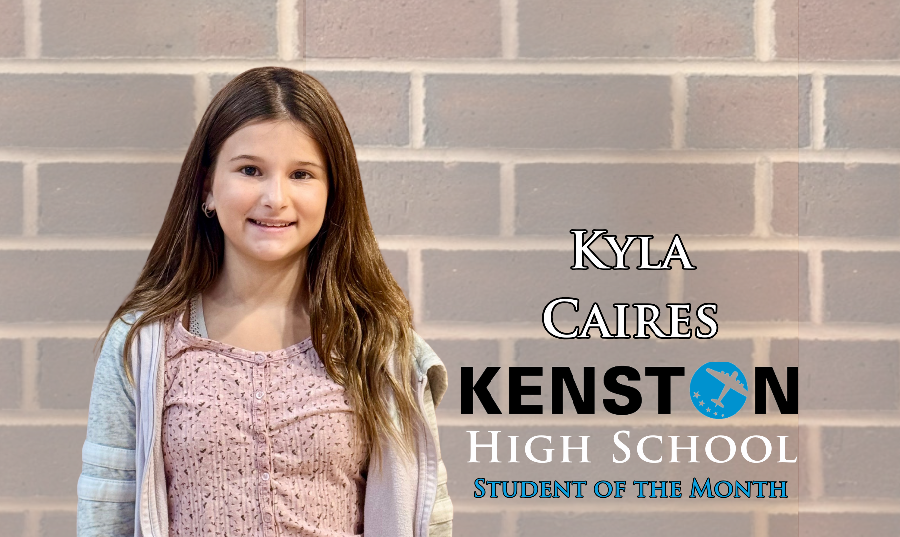Kyla Caires KHS Student of the Month