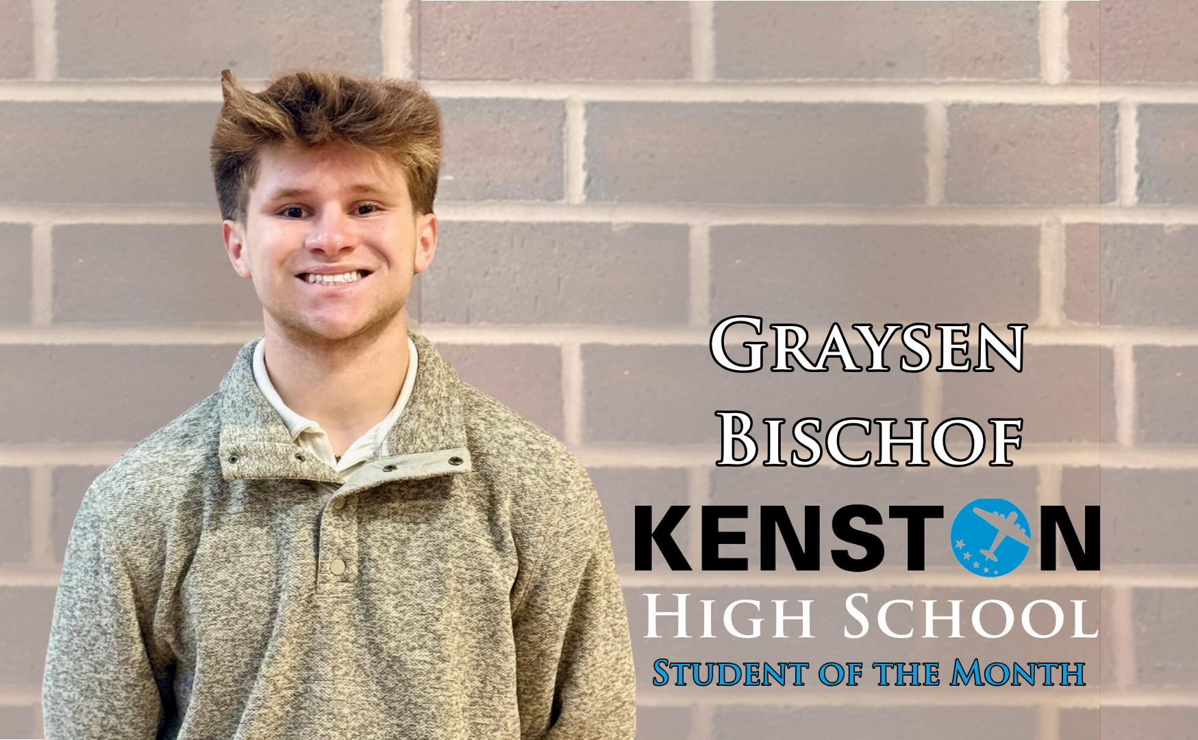Graysen Bischof KHS Student of the Month