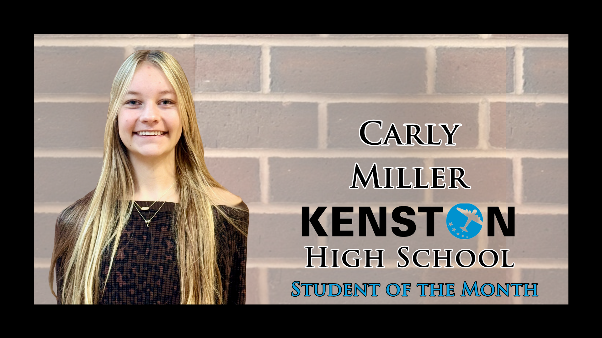 Chianne Rondo KHS Student of the Month