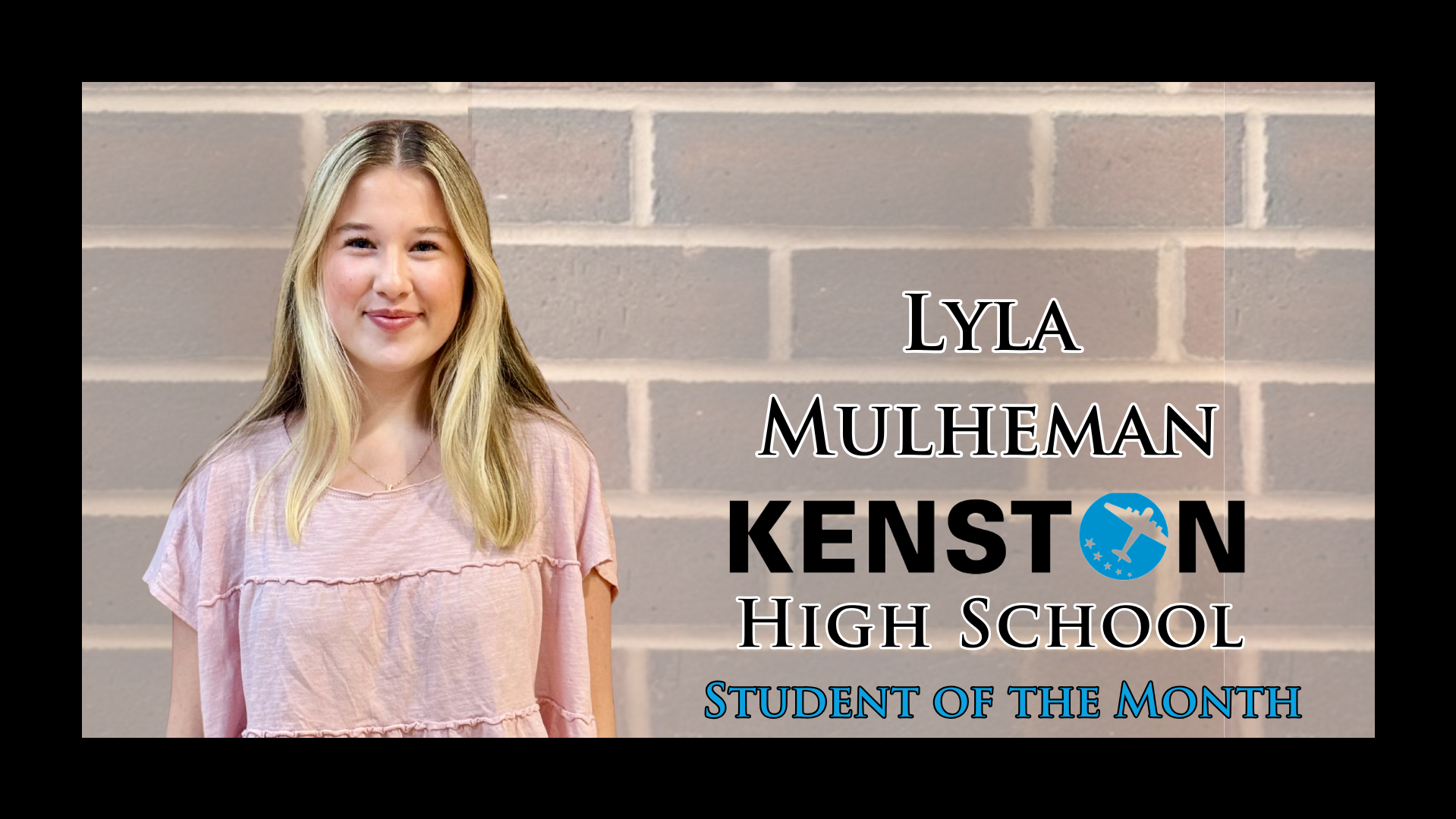 Olivia Sparks KHS Student of the Month