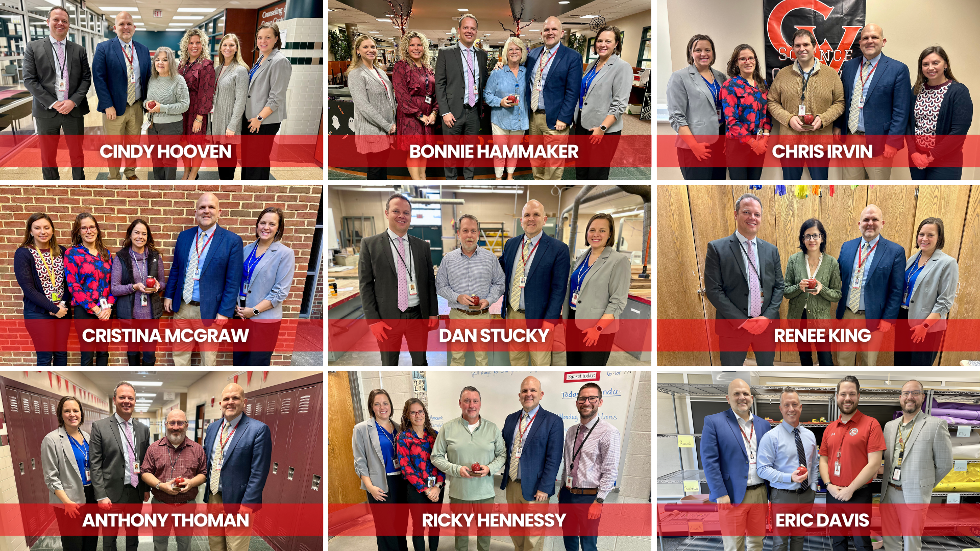 CVSD celebrates employees who have completed 25 years of service during the 2025-2026 school year.