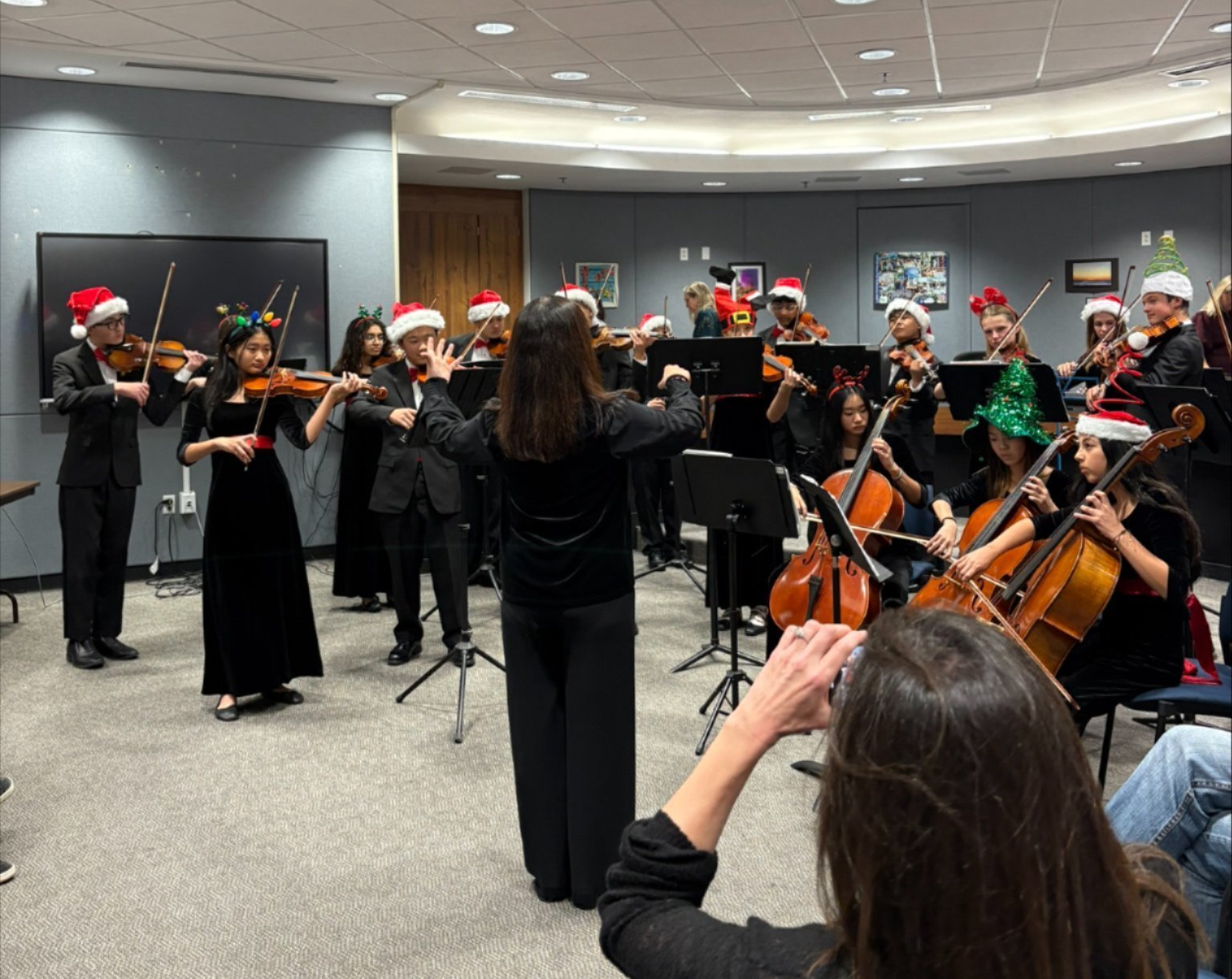 Mrs. Denise Haslop and MBMS String Ensemble