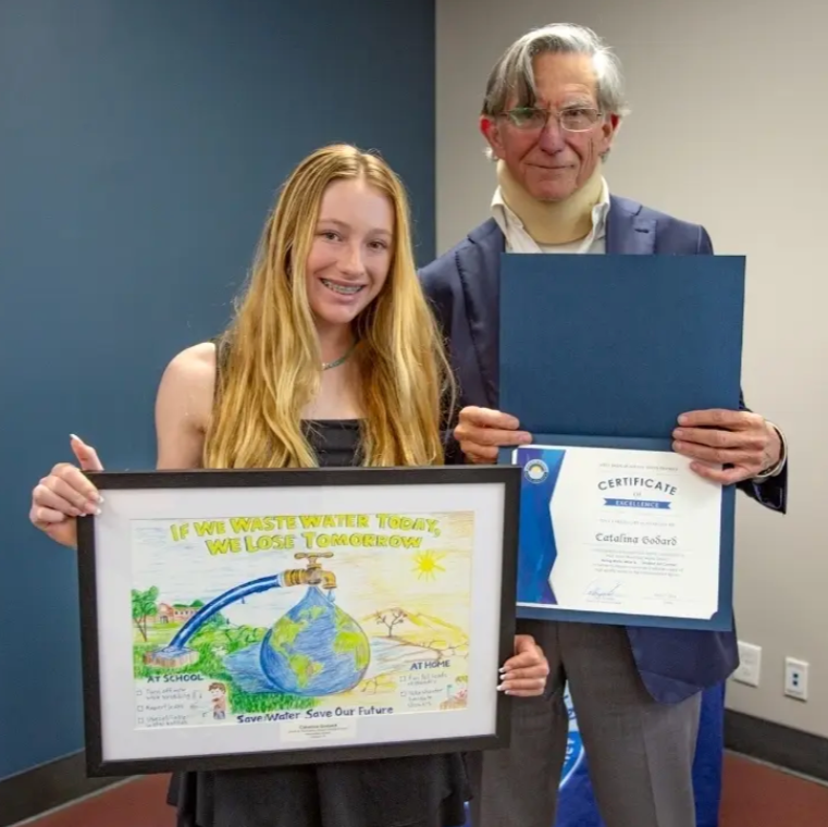 MBMS Student Catalina Godard Wins Grand Price in Regional Water Wise Art Contest