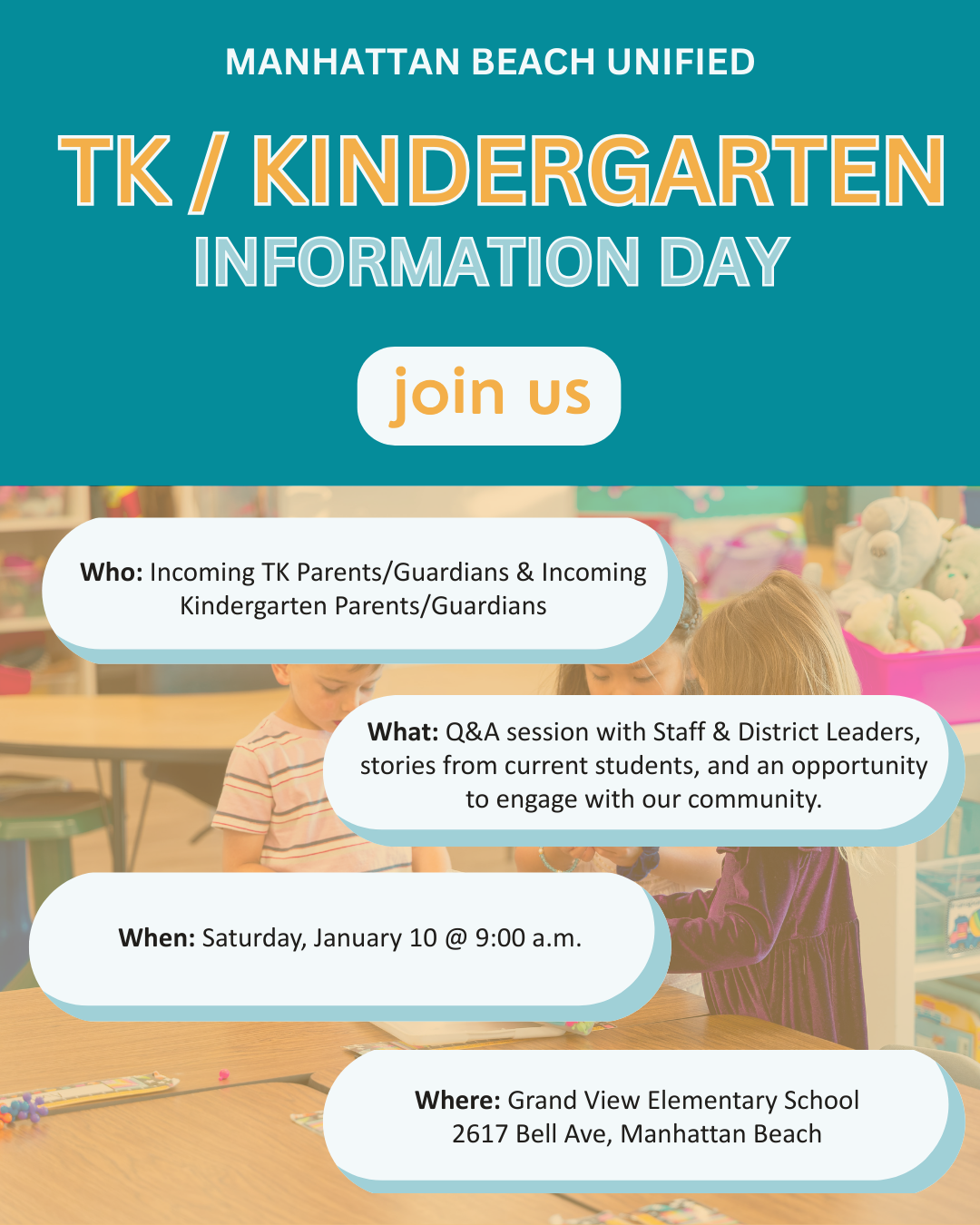 TK / Kinder Info Day Flyer