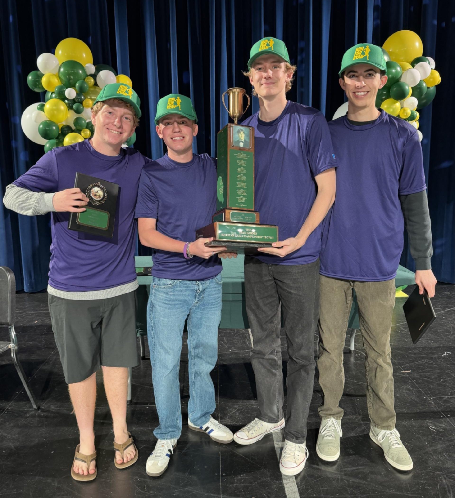 MCHS winning Scholar Quiz team