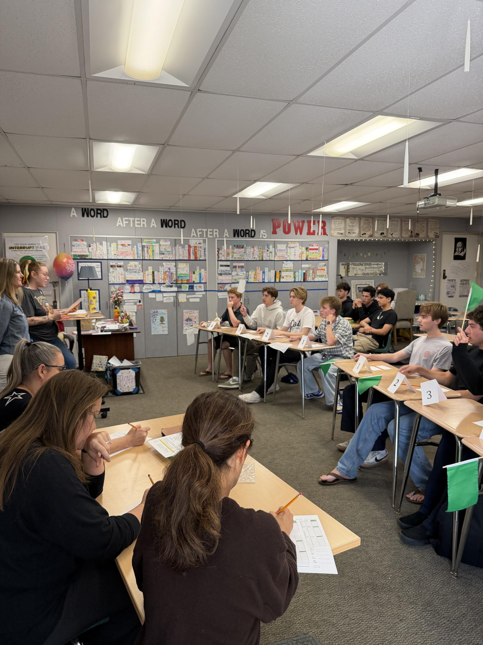 Scholar Quiz teams competing