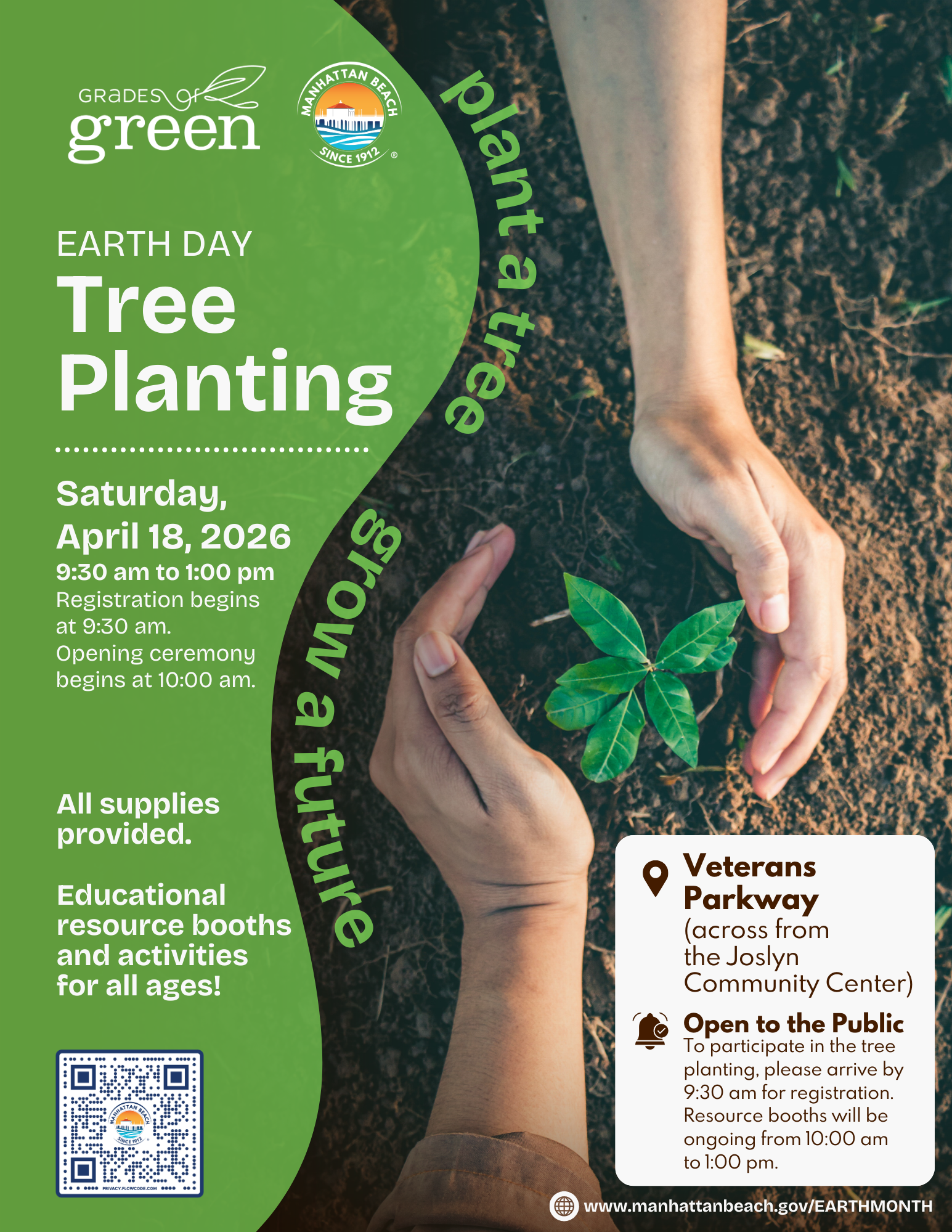 Earth Day Tree Planting poster