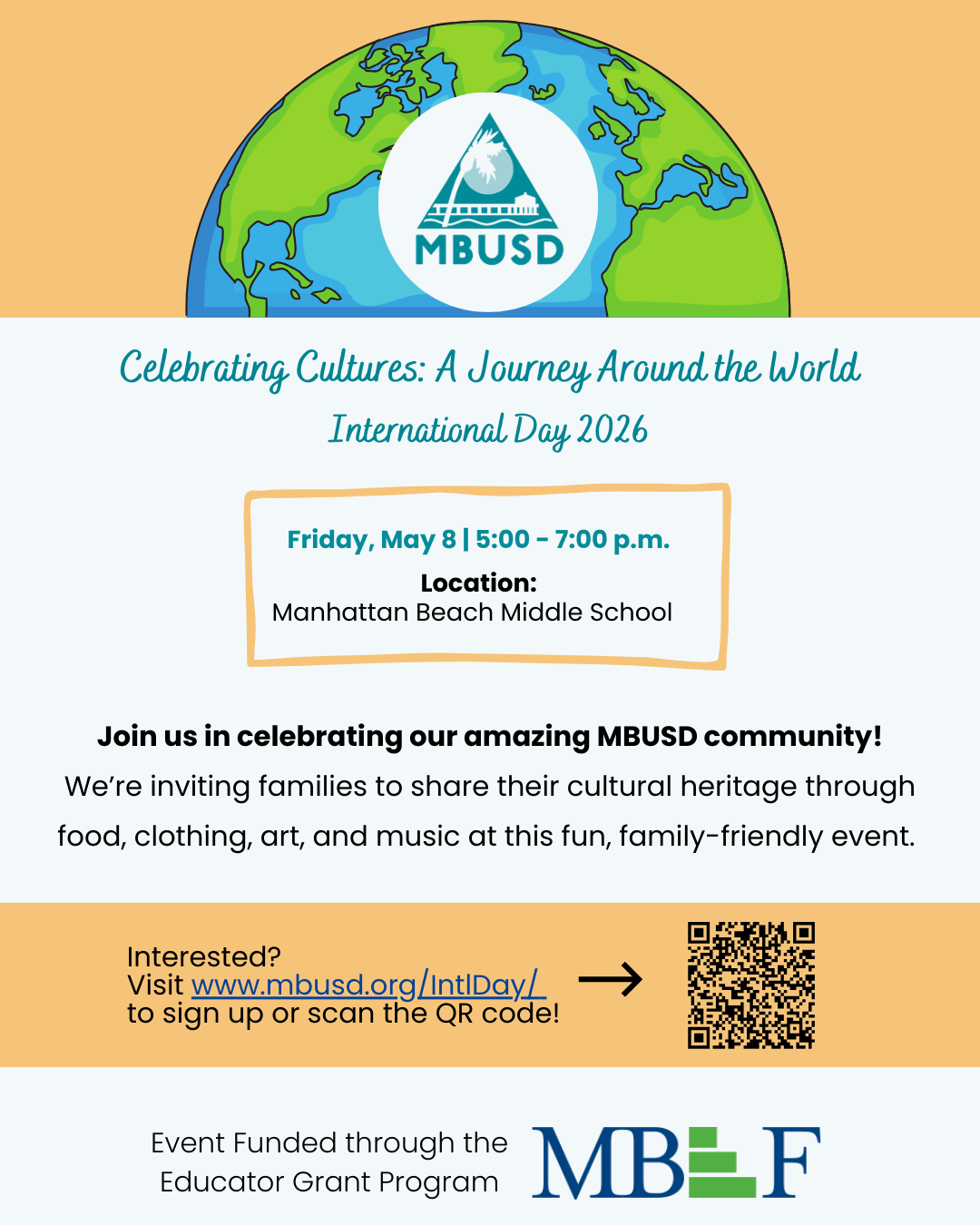 Flyer advertising the International Day event