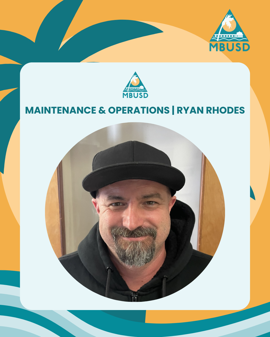 Ryan Rhodes Named MBUSD’s 2025-26 Classified Employee of the Year