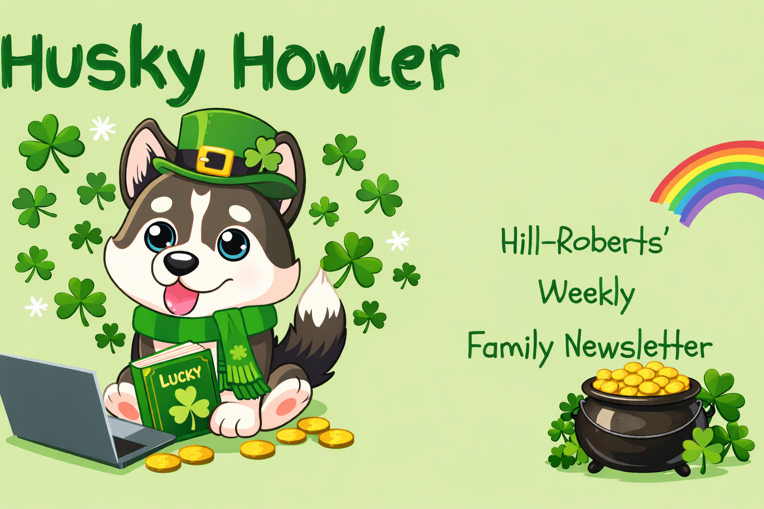 Husky Howler: Hill-Roberts Weekly Family Newsletter