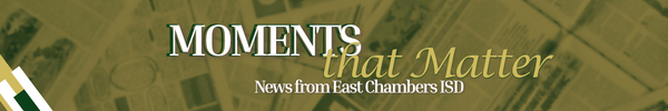 banner title Moments that Matter, news from East Chambers