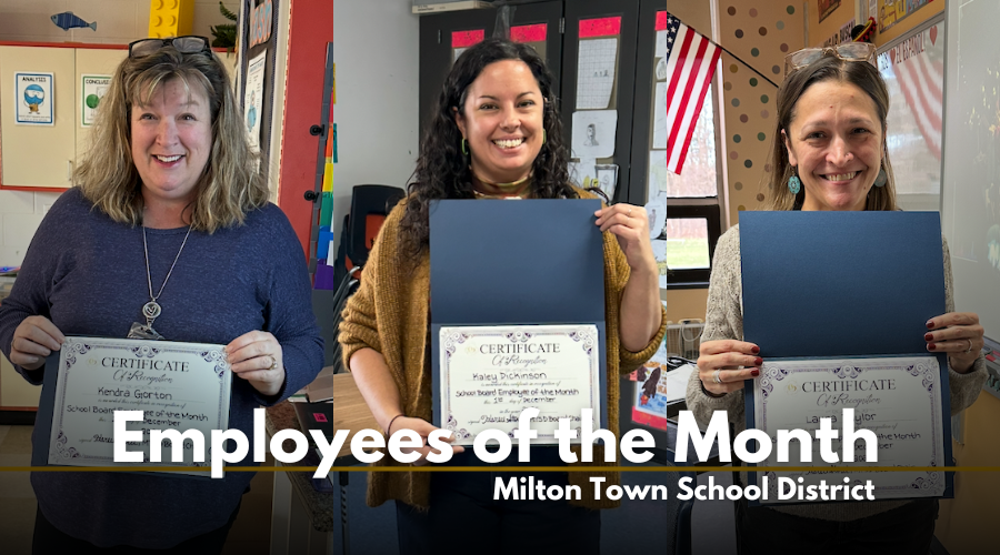 MTSD Sept Employees of the Month