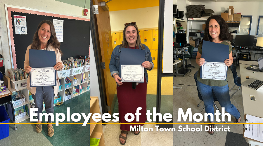 MTSD Sept Employees of the Month